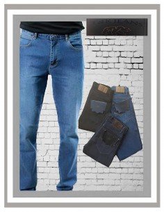 Pantalón vaquero hombre Takiro elástico en mojado 21120 2