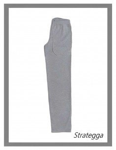 Malla mujer gris jaspe de algodón-lycra de corte recto mod. 101 2