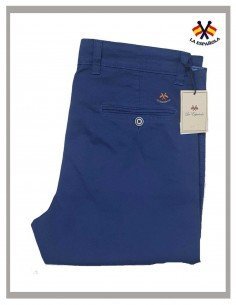 Pantalón hombre chino La Española en azulón 10494 2