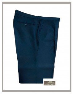 Pantalon De Vestir World Group De Tela Con Rayas Azules Hombre, Reciclado