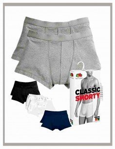 Boxer FRUIT OF THE LOOM Shorty Pack2 en blanco 2