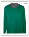Camiseta mujer verde benetton básica manga larga Strategga