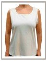 Camiseta mujer de tirante ancho blanca de Strategga 3365