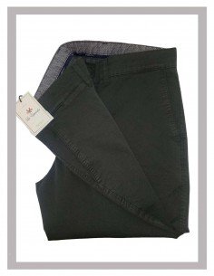 Pantalón hombre chino La Española en verde caza 10494 2