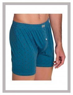 Boxer abierto con botón Ferrys de algodón azul 5092 2