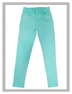 Pantalón chica pitillo Push-Up en verde pastel Strategga V3 2