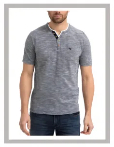 Camiseta hombre tallas especiales en gris jaspedo Forestal 741524