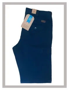 Bermuda de hombre Koyote elastica en azul marino multibolsillos 605293 2