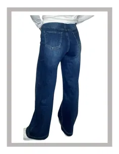 Pantalón de chica vaquero ancho en piedra desgastado de Strategga V15 2