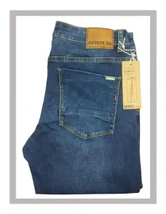 Pantalón hombre semi pitillo vaquero terry en piedra KOYOTE 506181 2