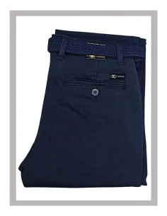 Pantalón Chino de hombre KOYOTE elástico en azul noche 508245 2