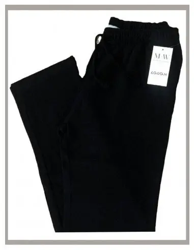 Pantalón deporte sin puño LOSAN en negro 24037