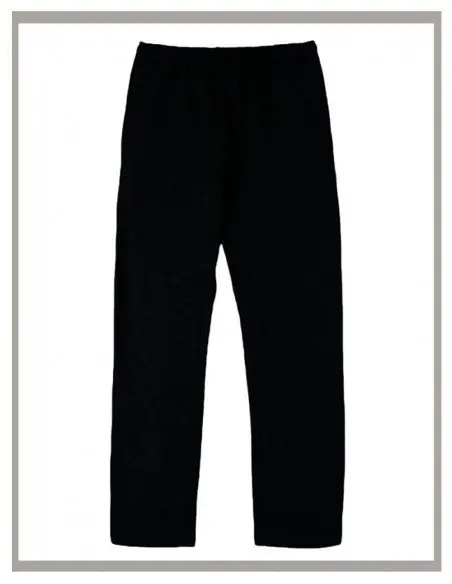 Pantalón deporte sin puño LOSAN en negro 24037-1 Pantalón deporte sin puño LOSAN en negro 24037-1