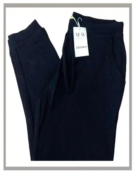 Pantalón deporte con puño marca LOSAN en azul marino 24038 Pantalón deporte con puño marca LOSAN en azul marino 24038
