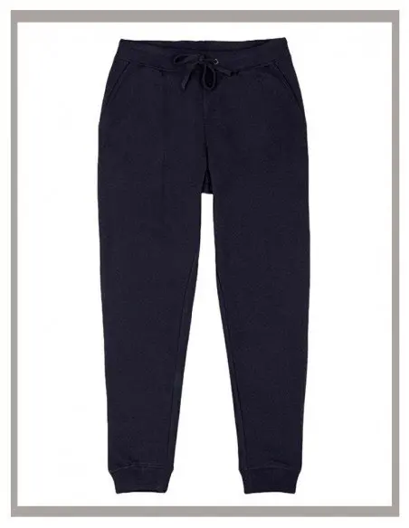 Pantalón deporte con puño marca LOSAN en azul marino 24038-1 Pantalón deporte con puño marca LOSAN en azul marino 24038-1