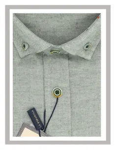 Camisa hombre larga de viella en verde La Española 6012 2
