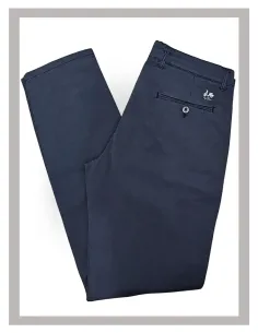 Pantalón chino de hombre en marino mezcla La Vespita Mod-51000 2