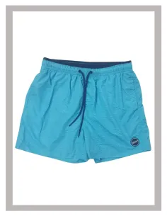 Bañador de hombre en verde agua con topito LOSAN 25012 2