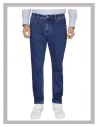 Pantalón de hombre semi pitillo vaquero en piedra KOYOTE 500185