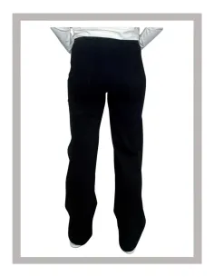 Pantalón de chica vaquero ancho en negro de Strategga V15 2