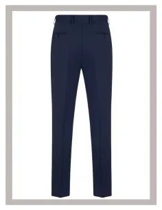 Pantalón hombre vestir elástico en azul marino LUIYI'S Mod- Sintra 2