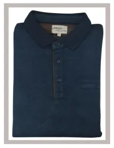 Jersey Polo de hombre manga larga en azul azafata URBAN Neptuno 2
