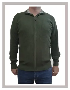Chaqueta de hombre de algodón en verde Urban Mod-Irati 2