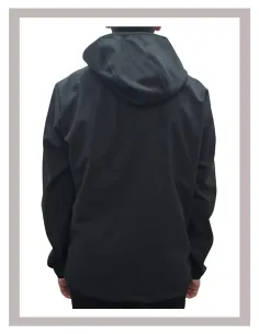 Cazadora de hombre neopreno negro JJ REBEL Hybrid 2