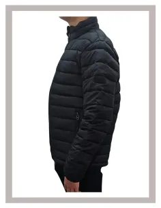 Cazadora de hombre en negro JJ REBEL Collar 2