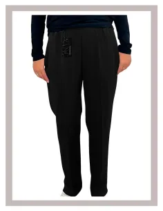 Pantalón de mujer vestir en negro Strategga PT2