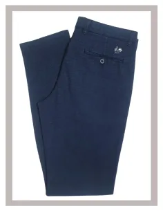 Pantalón chino de hombre en marino mezcla La Vespita Mod-51085 2