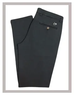 Pantalón chino de hombre en marrón mezcla La Vespita Mod-51085 2