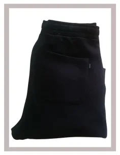 Pantalón deporte felpa con puño marca LOSAN en negro 25012 2