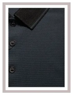 Polo de hombre manga corta en azul Tem Formula 261815 2