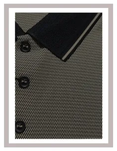 Polo de hombre manga corta en tostado Tem Formula 261815 2