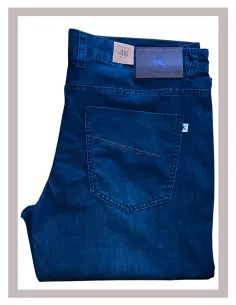 Pantalón de hombre semi pitillo vaquero fino en piedra KOYOTE 505187 2