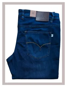 Pantalón de hombre recto vaquero fino en piedra KOYOTE 504187 2