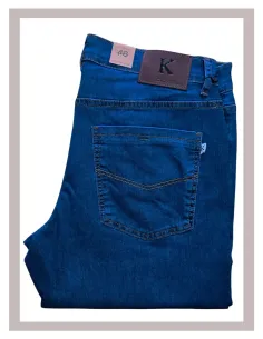 Pantalón de hombre recto vaquero fino en piedra KOYOTE 520187 2