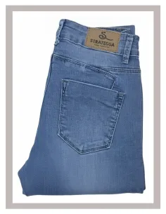 Pantalón chica vaquero piedra claro Strategga V2