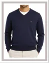 Jersey de hombre pico La Española en azul marino 11003