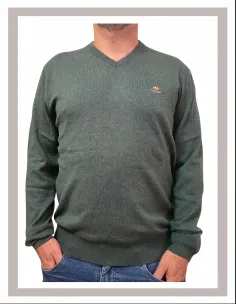 Jersey de hombre pico La Española en verde 11003
