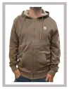 Sudadera hombre cremallera topo La Vespita 51175