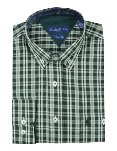 Camisa hombre tallas grandes de cuadros Forestal 900268