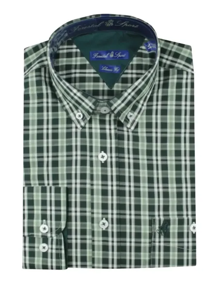 Camisa hombre tallas grandes de cuadros Forestal 900268