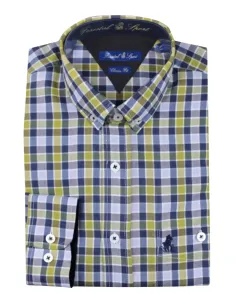 Camisa hombre tallas grandes de cuadros Forestal 900266