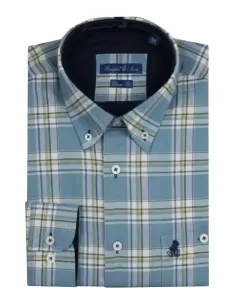 Camisa hombre viella tallas grandes de cuadros de Forestal 900743