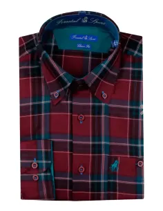 Camisa hombre viella tallas grandes de cuadros de Forestal 900742