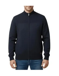Chaqueta hombre punto de tallas grandes en marino Forestal 350584