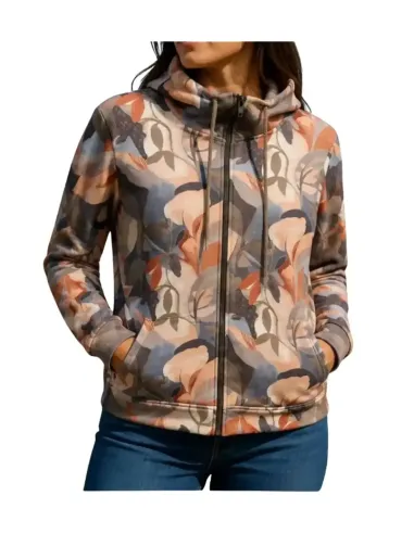 Sudadera de mujer manga larga estampada Strategga 1254