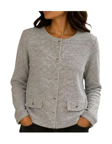 Chaqueta de mujer manga larga gris Strategga 30962